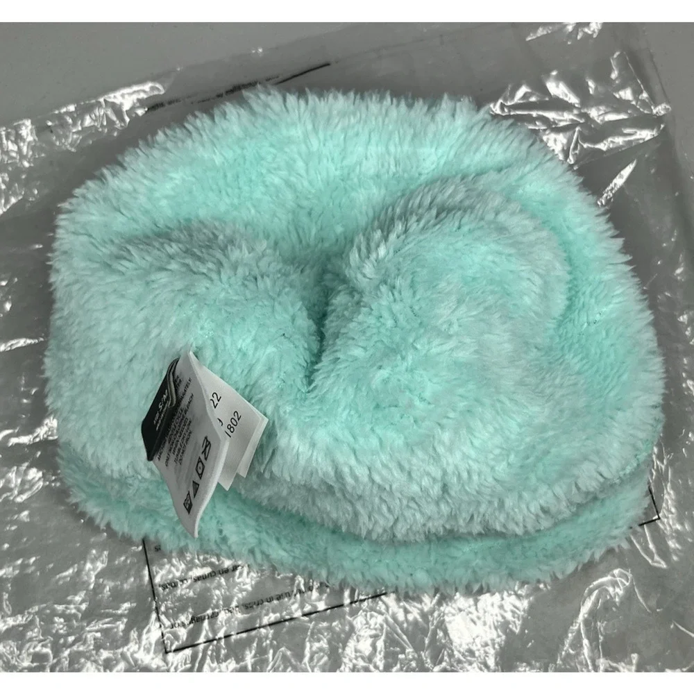 Eddie Bauer Kids Quest High Pile Fleece Beanie Hat Kids S/M Aqua